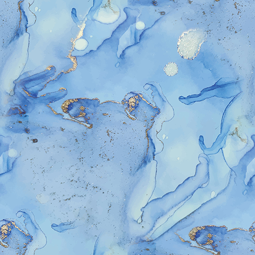 Abstract blue marble texture with gold accents. Ideal for elegant and luxurious design projects.