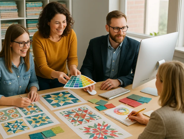 a professional design team